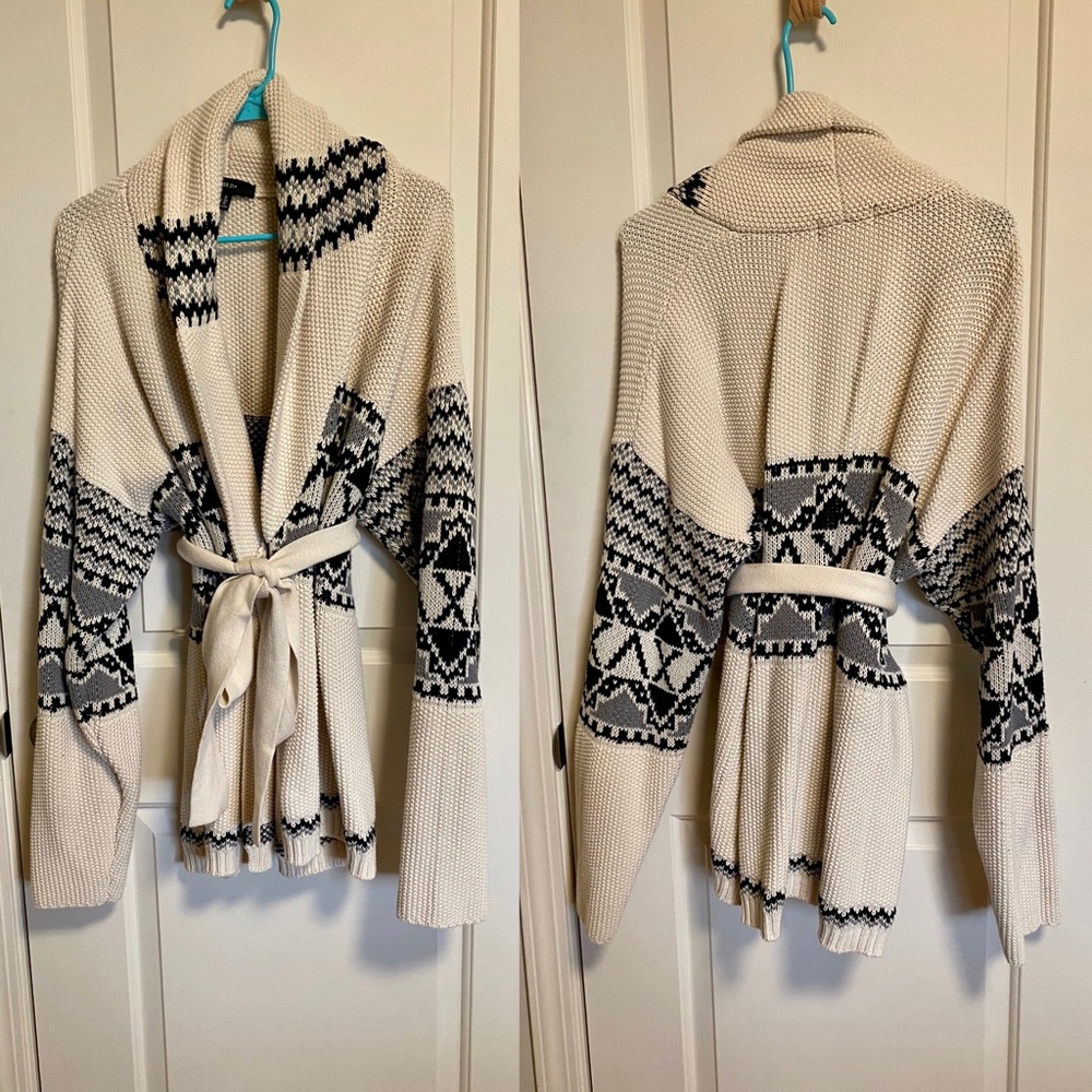 F21 heavy knit cardigan